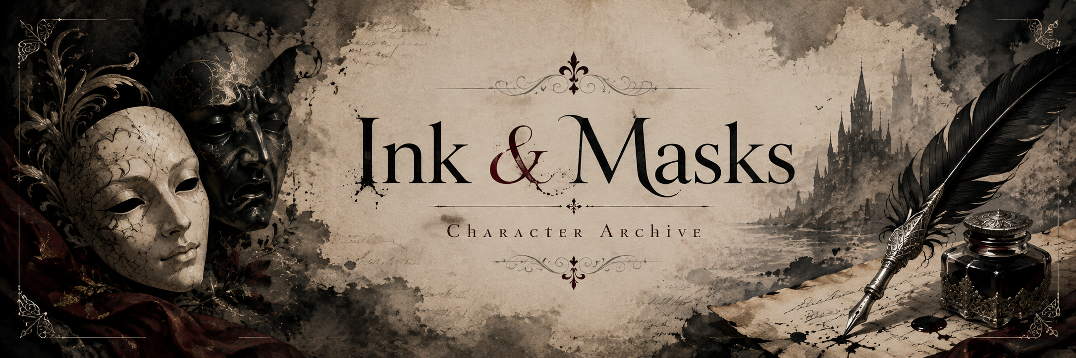 Ink & Masks Character Archive